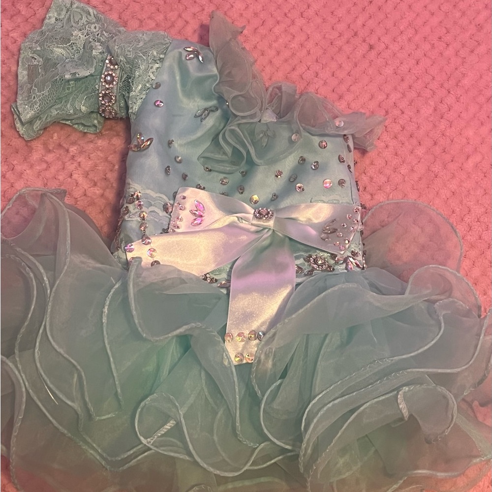 Mint green Pageant dress